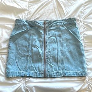 Forever 21 Denim Skirt with Zipper